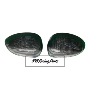 Paar Airbrush-Kappenabdeckungen aus Carbonfaser 500/595/695 Abarth