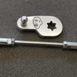 Aluminium-Kurzschalthebel für Alfa Romeo/Abarth C635-Getriebe